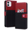 Tiyoo Lovely & Cute Flip Wallet Phone Case for iphone 11 with Cartoon Cat&Dog Pattern,Premium Magnetic PU+TPU Leather for high protection phone cover for iphone11(Black Red)