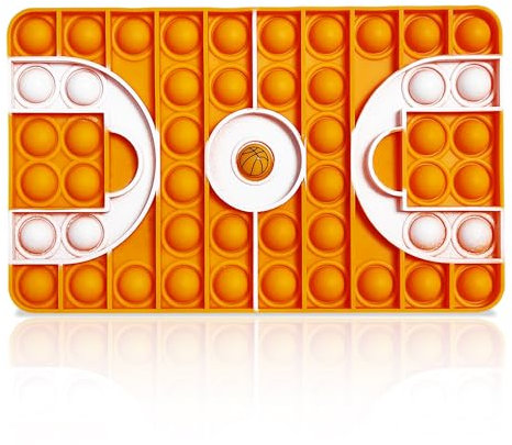 Yeefunjoy Push IT and POP Bubble, Sensorisches Fidget Spielzeug, Basketballplatz Stressabbau Spielzeug, Erwachsene und Kinder zu entlasten Angst und Autismus