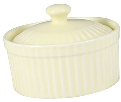 COLLBATH Ciotola Da Forno in Ceramica Mini Ciotole Da Forno Piccoli Soufflé Pirottini Teglie in Gres Pirottino in Ceramica Stampini Da Forno Ciotola Della Torta Caramello Bambino Elegante