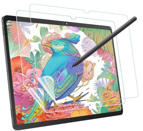 Paper Screen Protector For Xiaomi Pad 6 Pro/Xiaomi Pad 6 11 Inch 2023, 2Pcs HD Transparent PET Film for Drawing & Writing Feel Like on Paper, Anti-Glare, Touch Sensitive, Anti-Fingerprint