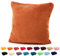 heimtexland ® Flanell Kuschel Kissen Super Soft Dekokissen Plüsch Typ380 Kissenhülle Kupfer 40x40 cm