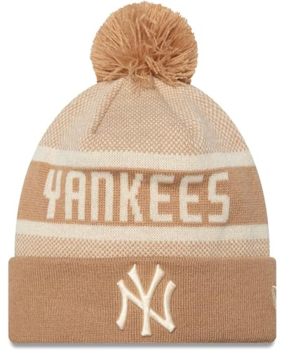 New Era Wintermütze Beanie - New York Yankees beige Khaki