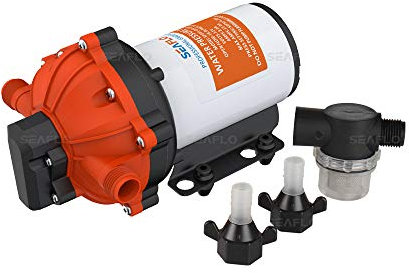Seaflo 12 Volt High Pressure Water Pump 18.9 L/min 5.0 GPM 60 PSI With Automatic Switch for Marine RV Boat Automotive