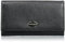 MAC DOUGLAS - Portefeuille Compagnon Noir – Cuir de Buffle - Le GONDOLE de la collection BUNI-Taille U : 20*13*2,5cm - Pratique avec 2 compartiments comprenant 5 poches dont une zippé pour la monnaie