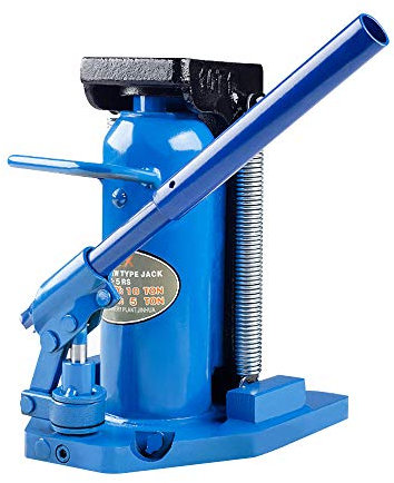 CGOLDENWALL - Martinetto idraulico a ganascia con manico per auto, roulotte, rimorchio (50 T, 25 T)