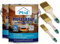 PLID® Holzlasur Innen & Aussen Nussbaum 5L - Holzschutzlasur Außen mit UV beständigem Langzeitschutz- Grundierung Holz Außen - Holzschutzgel - Holz Lasur atmungsaktiv - Made in Germany Set