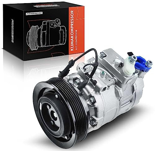 Frankberg Compressore aria condizionata con frizione Compatibile con 156 932 166 936 Marea 185 Kappa 838 Lybra 839 Thesis 841 46775094, compreso l'olio preconfezionato