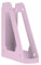 DONAU 7462101PL-23 Stehsammler Modernes Design/ 1 Stück / A4 - Violett/ Rosa Pastellfarbe / Durchbrochen/ PP/ Kunststoff / Schreibtisch-Organizer für Zeitschriften, Violette