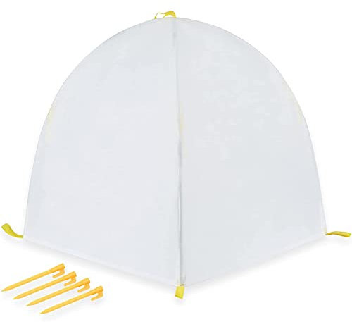 Housse de protection pour plantes d'hiver contre la neige et le gel avec piquets - Couverture pour arbustes d'hiver - Tente chaude pour protéger les arbres fruitiers et les plantes en pot