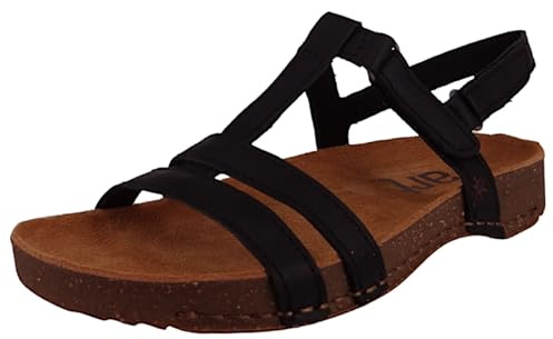 Art 0946 I Breathe, Damensandale, Nappa Black, 39 EU, Nappa, Schwarz, 39 EU