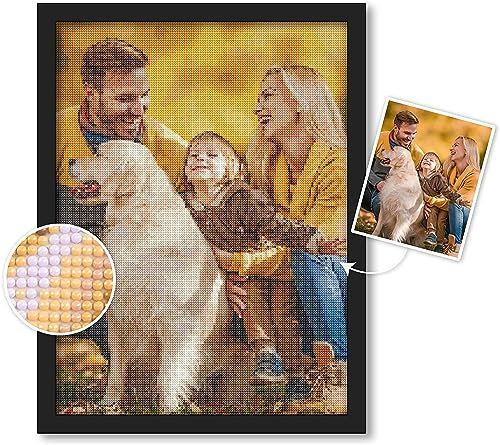 DPDP Diamond Painting Personalizado Foto - DIY Diamond Embroidery Kit - Custom 5D Bordado Diamante Pinturas Fotos Artes Decoración de la Pared - 30x40 cm