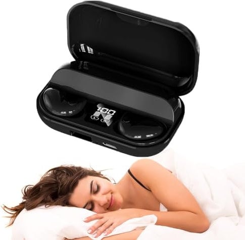 Invisible Sleep Headphones Mini Small Wireless Earbuds for Sleeping White Pink Earphones for Small Ears Kids Earbuds Bluetooth Sleep Ear Phones Bluetooth Headphones Noise Cancelling Ear Buds Wireless