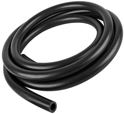 MOCNT Manguera de Combustible 19mm Tubo Gasolina Automóvil Aceite Tubería | 19mm Diámetro Interior Manguera de Gasolina para Coche Línea de Combustible Conectores Nailon Trenzado Longitud 2 Metros
