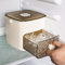 Máquina para hacer hielo, máquina de hielo de fácil prensado, libera todos los cubitos de hielo en un segundo, caja de almacenamiento de 48 bandejas de cubitos de hielo con asa, pinzas de hielo y