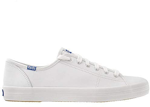 Keds Damen Kickstart Lea Blue Sneaker, Weiß (White), 39 EU