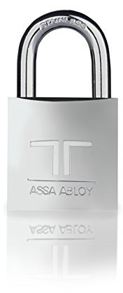 Tesa Assa Abloy CL40CR Candado de Latón, Arco de Acero Inoxidable, Plata, 40 mm