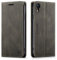 LOLFZ Wallet Case for iPhone X iPhone XS, Magnetic Flip Leather Case with RFID Block Card Slots Kickstand Shockproof Protective Cover Compatible with iPhone X XS - Coffee Brown