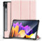 Kdely Hülle Kompatibel mit Samsung Galaxy Tab S8 / S7 11 Zoll Tablet, Hochwertiges PC Case Cover mit Standfunktion Ultra Dünn Leicht Smart Cover mit Auto Schlaf/Wach Funktion - RoséGold