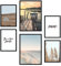 Nacnic Set 6 Strand Plakate - Wandbild Kunstdruck Deko Posters & Prints - Inneneinrichtung im Kunstgalerie Stil - A3 und A4 - ungerahmt