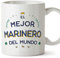 MUGFFINS Tazas para MARINERO hombre - En Español - Mejor del Mundo - 11 oz / 330 ml - Regalo original y divertido