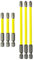 Juego de 6 puntas de destornillador, 65 mm y 110 mm, magnéticas, especiales ranuradas, para electricista FPH2 herramienta eléctrica