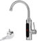 Elektrischer Wasserhahn für schnelle Warmwasserbereitung, kyaoayo Elektrisch mit Durchlauferhitzer 220V Elektrische Heizung LCD Temperaturanzeige, Küche, Bad (4), Edelstahl, (WM-DP-WY)