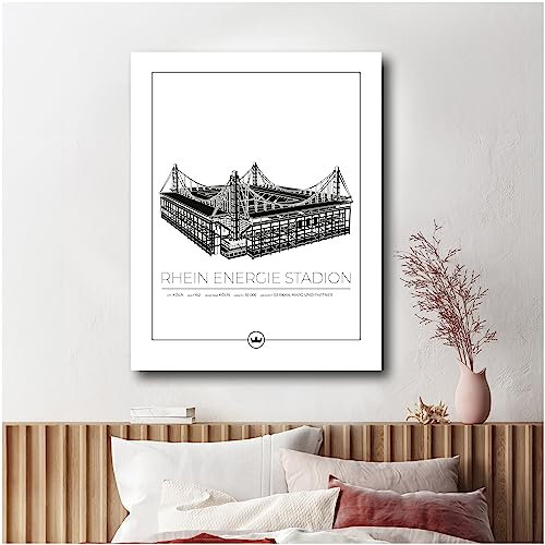 Sverigemotiv.se Stadium Posters (Köln - Rhein Energie Stadion, 40x50 cm)