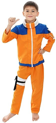 CoolChange Genin Ninja Kinderkostüm | Uzumaki Kinder Kostüm | Größen: 130