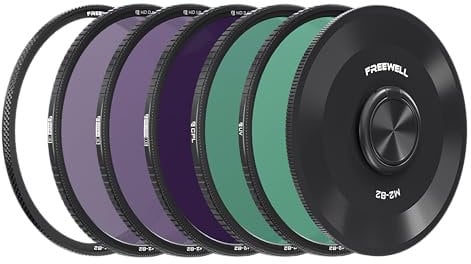 Freewell M2 Magnetic Quick Swap 5er-Pack 82mm ND8, ND64, ND1000, CPL & UV Filter