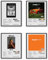 LBingbrother Frank Ocean Albumcover-Poster, Set mit 4 Musikpostern für Zimmer, ästhetische Leinwand, Wandkunst für Teenager, Raumdekoration (27,9 x 35,6 cm, ungerahmt)