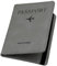 ILIYAH Reisepasshülle Passport Hülle Reisezubehör Passhülle Reisepass Organizer RFID Blocker Kartenhülle Elastischer Gurt Reisepass Hülle（Grau）