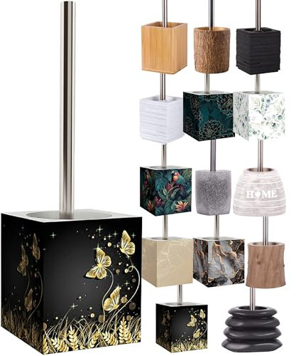 Sanilo WC Bürste, viele schöne Klobürsten zur Auswahl, hochwertige Qualität, Elegantes Design (Silhouette)
