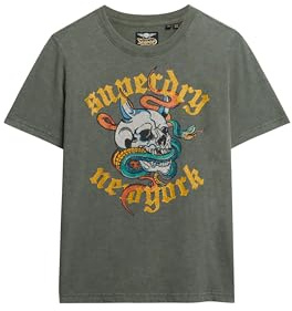 Superdry Embellish Varsity Relaxed tee Shirt Men