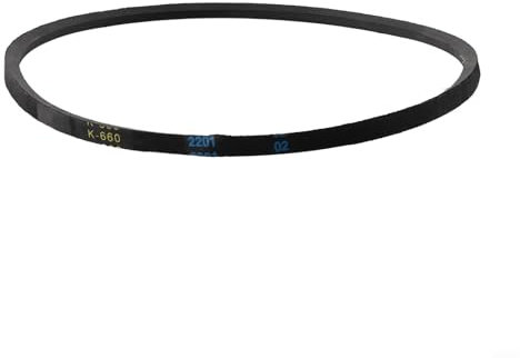 Yuanpgky K660 Dreieck Antriebs-Keilriemen für Bohrmaschine industrielle landwirtschaftliche Geräte, A-Abschnitt Gummi Antrieb, 660 mm Innenumfang, 8 mm obere Breite, 6 mm Dicke