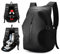 WEPLAN Motorrad Rucksack Wasserdicht Herren Damen Helm Rucksack Motorrad Rucksäcke Helmtasche Motorradrucksack Helmrucksack Motorradhelm Leicht Reise Rucksäcke Motorcycle Backpack,Schwarz L