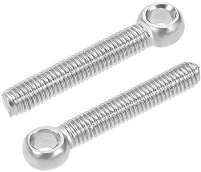 sourcing map 20 Stücke M5 x 30mm 304 Edelstahl Maschinen Schulter Linkes Auge Bolzen Rigg DE