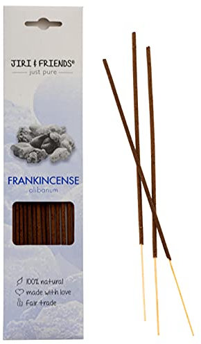 Räucherstäbchen Frankincense (Olibanum) zum räuchern Jiri and Friends 100% Natürlich 15 Stuck Natural Incense Fair Trade Räucherwerk