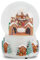 Roman 133520 Schneekugel mit Musikalischer Lebkuchen-Kuppel, 14,5 cm, mehrfarbig