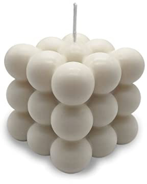 Bubble Kerze Größe 6x6x6 cm | Handmade in Germany | Würfel Romantik Candle Deko
