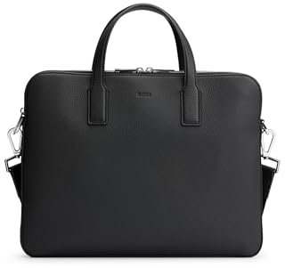 BOSS Herren Crosstown_s Doc Zips Aktentasche, Black1, Einheitsgröße EU