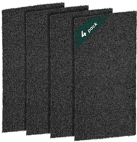 Antoble Filter für Bauknecht Privileg Whirlpool HX 481010354757 Trockner Wärmepumpentrockner | 225 x 107 x 8 mm | Schwammfilter Filtermatte Kondenstrockner Schaumstoff Filter Sponge (4 Stück)