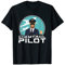 Chemtrail Pilotengift Aluminium Hut Verschwörungstheorie Flugzeug T-Shirt