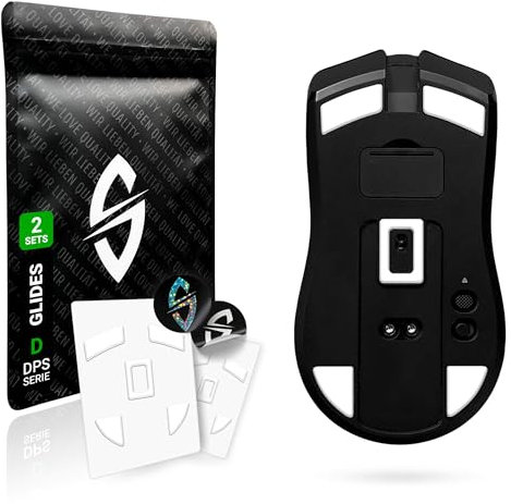 SensoryBoost DPS Glides for Razer Viper Ultimate (Pack of 2) Replacement Mouse Feet, Skates, Rounded Edges, Self Adhesive, Pre-cut, PTFE, Accessories, Upgrade Kit