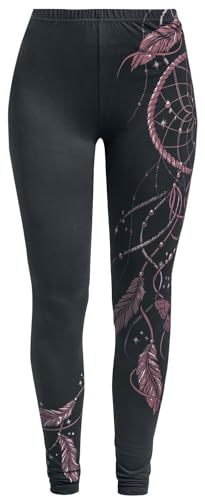 Full Volume by EMP Damen Schwarze Leggings mit Traumfänger Print M