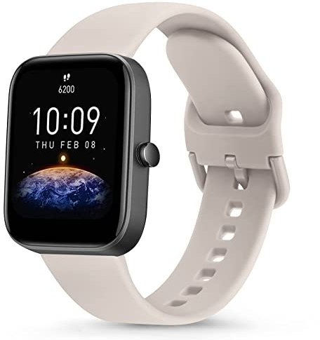 Vancle für Amazfit Bip U Pro Armband/Bip 3 Pro/Bip 3/Bip S/Bip S Lite/Bip U/Bip/Bip Lite für Damen Herren,Silikon 20mm Sport Ersatzarmbänder Uhrenarmband für Amazfit Bip 3 Pro(Starlight)