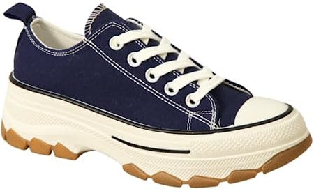 IVACHY Womens Sneakers Ladies High and Low Top Chunky Platform Wedge Trainers Walk Casual Daily Wear Comfy Shoes Size UK