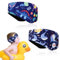 HASLED Bandeau Piscine Oreille Enfant - 2 Pièces Néoprène Taille Ajustable avec Flore et Faune Marine et Velcro - Pour le Surf et la Natation