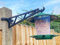 HowseHold Hanging Bird Feeder Brackets for Concrete Fence Posts [ 2 Pack ] Bird Feeders Hanging Station from Concrete Fence Posts NO Drilling (2 Concrete Post Brackets)