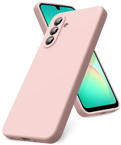 Vansdon Cover Compatibile con Samsung Galaxy A26 5G, Gomma Gel di Silicone Liquida Antiurto Custodia - Rosa