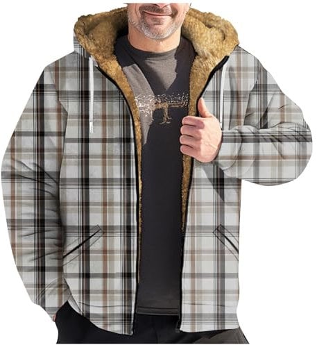 Personalized Hoodie Rain Jacket Mens with Hood Jacket Men Wind Breakers Male Jackets Scrub Jacket Zip Up Hoodie Men Heated Jacket for Men Black Jacket Leather Jacket Men Peacoat Men's(3-Gray,Medium)